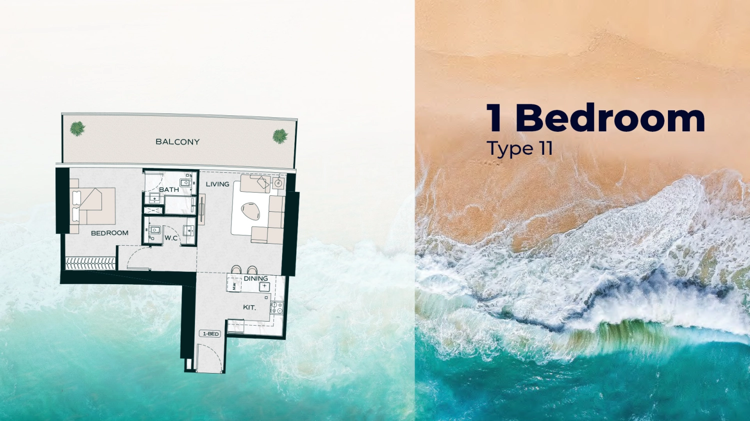 1 BR - Type A
